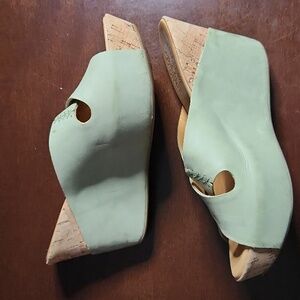 Kork-Ease Leather Wedges